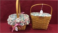 Pair of Longberger Baskets Including