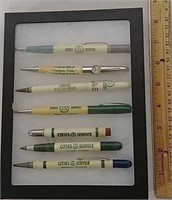 City Service ad pencils