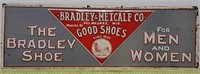 SST embossed Bradley & Metcalf shoe sign