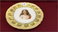 De Soto China Ladies Portrait Plate