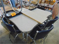 Vintage/Antique Metal Trimmed Formica Table