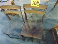 Vintage/Antique Small School Chairs