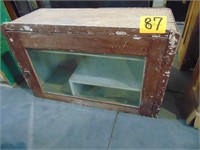 Vintage/Antique  Wood & Glass Cabinet
