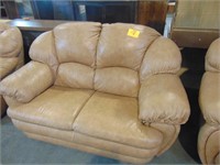 Leather Chateau D'ax  Love Seat
