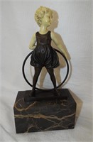 Ferdinand Preiss Bronze Of Girl