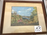 FRAMED OIL PAINTING ON BOARD
