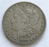 1879 US MORGAN SILVER DOLLAR ! VG+
