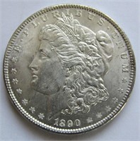 1890 US MORGAN SILVER DOLLAR ! MS61