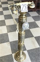 REGENCY BRASS FLOOR TELEPHONE