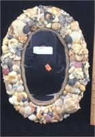Oval Seashell Mirror