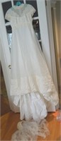 Retro Ivory Wedding Gown