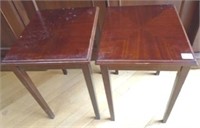 2 Small Mahogany Tables