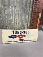 Tung-Sol Electron Tubes display-approx 15"x12"long