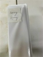 Stamps from Hong Kong China in a White binder