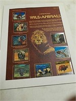 Three-dimensional wild animals matted limited