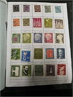 Collection of 1000 German Mounted Stamps, varying