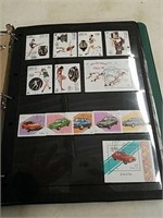 Binder of the southeast Asia stamp collection,