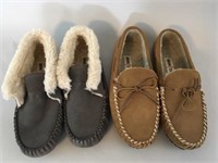 Slippers, Two Pair- Minnetonka Size 10
