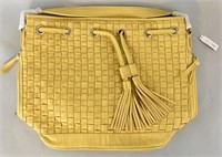 New Handbag, Yellow Basket Weave