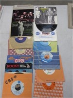 Grouping of 45 Records, Genesis, etc