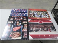 Team Canada Plaques & Detroit Red Wing Plaque