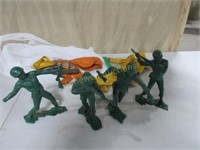 Green Army Figures & Handmade Doll Clothes