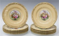 (12)COPELAND SPODE FOR TIFFANY & CO CABINET PLATES