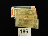 Confederate Currency reproductions, sets A & B -