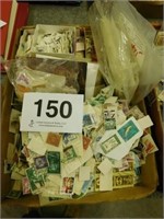 Collection of canceled stamps, mostly US, great