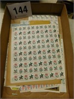 6 full & many partial sheets of 5¢ USPS stamps,