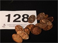 Flattened pennies of 2006 Numismatic Conv. - Ray