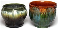 2 Studio Pottery Jardinieres
