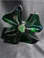 Waterford Crystal 3 Leaf Shamrock Paperweight