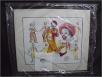 Ronald McDonalds Celebrating 30 Years Art Cel