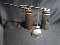Set of 3 Vintage Oil Cans