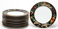 14 Lynn Chase "Jaguar Jungle" Dinner Plates