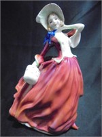 Royal Doulton Figurine " Autumn Breezes " HN 1934