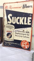 Suckle replacement milk sign