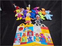 2004 McDonalds Mini TY Bean Babies Set