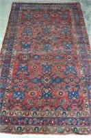 Hand Knotted Persian Mahal Rug 3.6 x 6.5