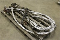 4-Sling Crane Cable, Approx 15 FT with Hooks