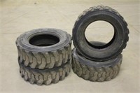 (4) 10-16.5 Armour Skid Steer Tires
