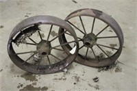 (2) 26" Steel Wheels