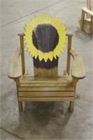 Cedar Sunflower Chair, Unused