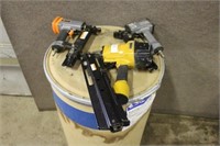 (2) Paslode Staplers and Stanley Nailer,