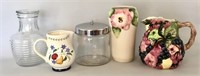 Pitchers, Vase, Canister