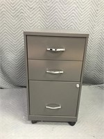 3 Drawer Metal Filing Cabinet With Keys