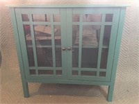 Teal Accent Cabinet