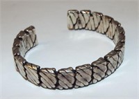 Heavy Sterling Silver Cuff Bracelet