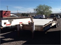 White Equip Trailer